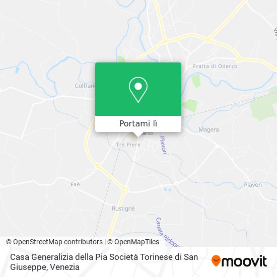 Mappa Casa Generalizia della Pia Società Torinese di San Giuseppe