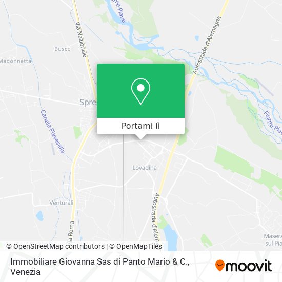 Mappa Immobiliare Giovanna Sas di Panto Mario & C.