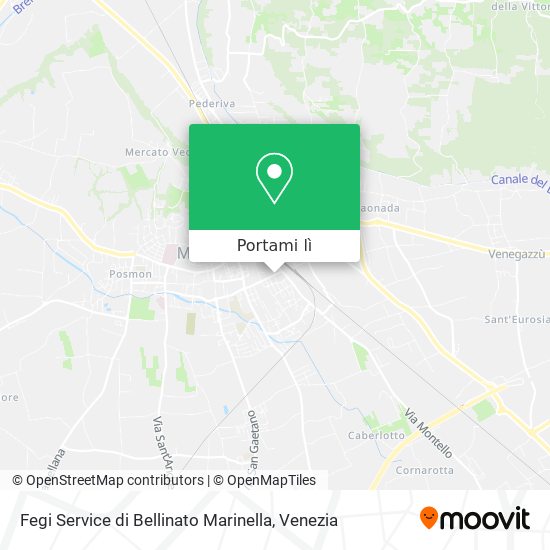 Mappa Fegi Service di Bellinato Marinella