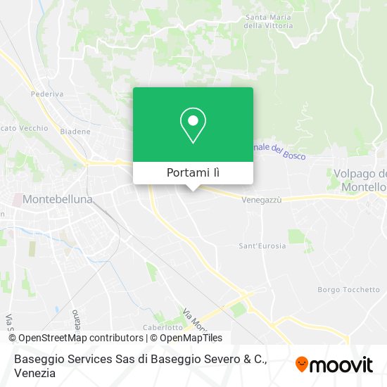 Mappa Baseggio Services Sas di Baseggio Severo & C.