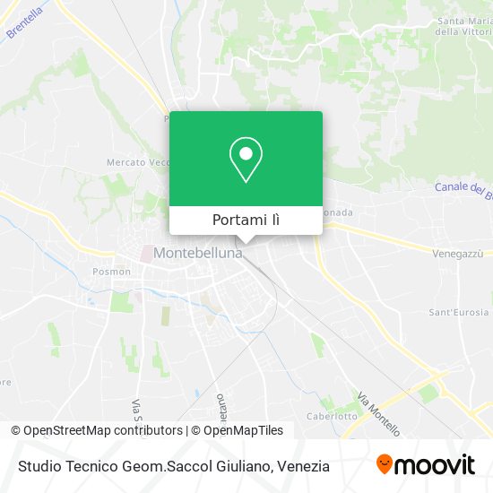 Mappa Studio Tecnico Geom.Saccol Giuliano