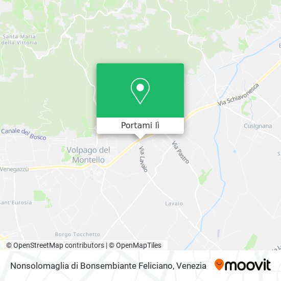 Mappa Nonsolomaglia di Bonsembiante Feliciano