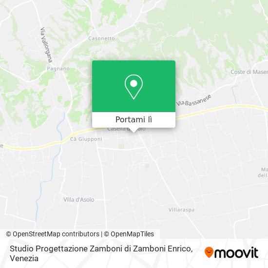 Mappa Studio Progettazione Zamboni di Zamboni Enrico