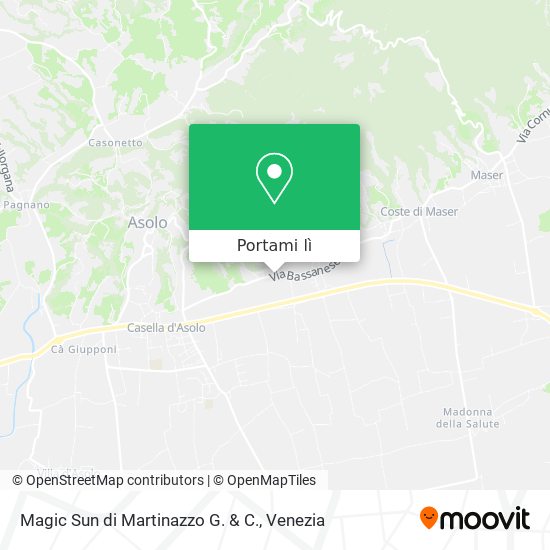 Mappa Magic Sun di Martinazzo G. & C.
