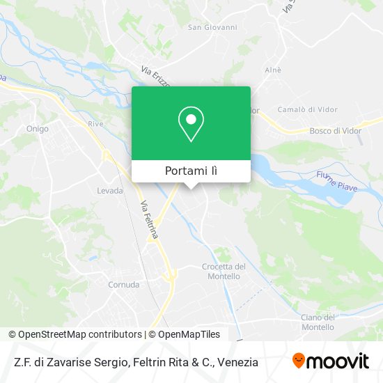 Mappa Z.F. di Zavarise Sergio, Feltrin Rita & C.