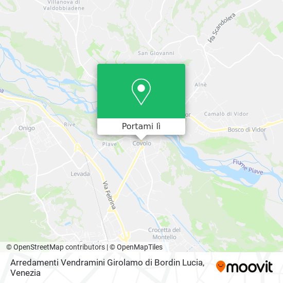 Mappa Arredamenti Vendramini Girolamo di Bordin Lucia