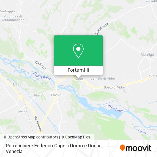 Mappa Parrucchiere Federico Capelli Uomo e Donna
