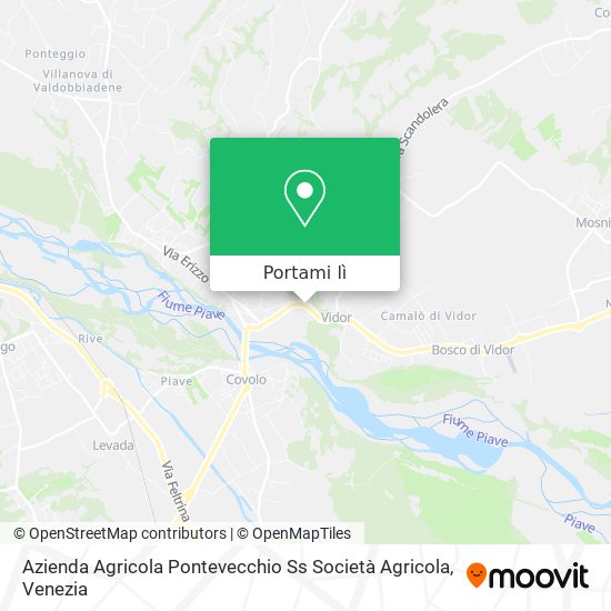 Mappa Azienda Agricola Pontevecchio Ss Società Agricola