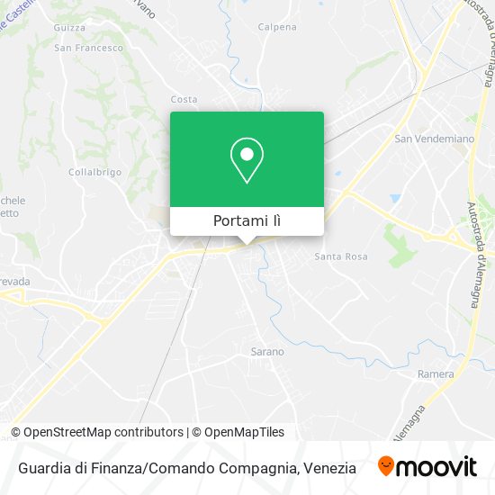 Mappa Guardia di Finanza / Comando Compagnia