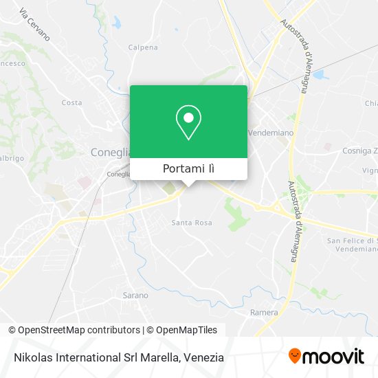 Mappa Nikolas International Srl Marella