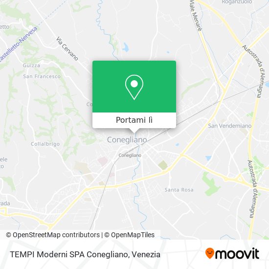 Mappa TEMPI Moderni SPA Conegliano