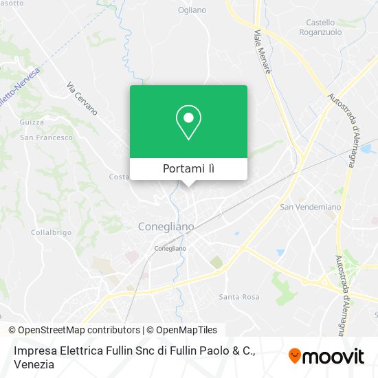 Mappa Impresa Elettrica Fullin Snc di Fullin Paolo & C.