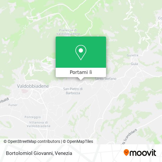 Mappa Bortolomiol Giovanni