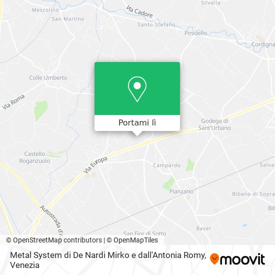 Mappa Metal System di De Nardi Mirko e dall'Antonia Romy