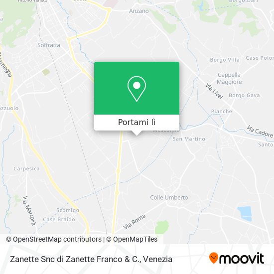 Mappa Zanette Snc di Zanette Franco & C.