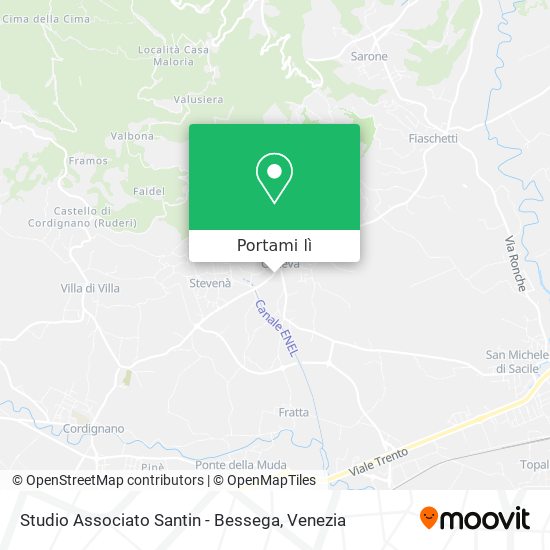 Mappa Studio Associato Santin - Bessega