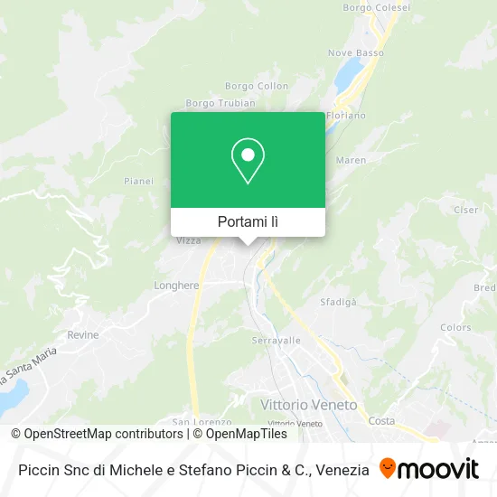 Mappa Piccin Snc di Michele e Stefano Piccin & C.