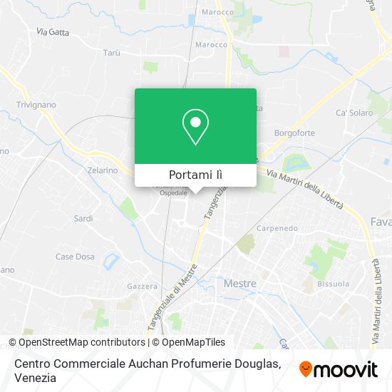 Mappa Centro Commerciale Auchan Profumerie Douglas