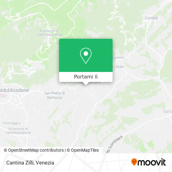 Mappa Cantina Zilli