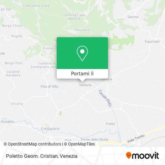 Mappa Poletto Geom. Cristian