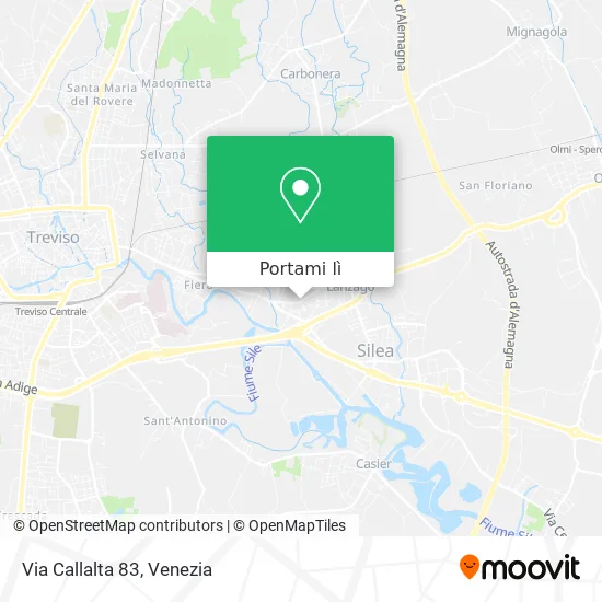 Mappa Via Callalta  83