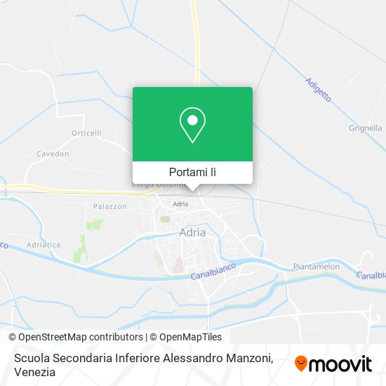 Mappa Scuola Secondaria Inferiore Alessandro Manzoni