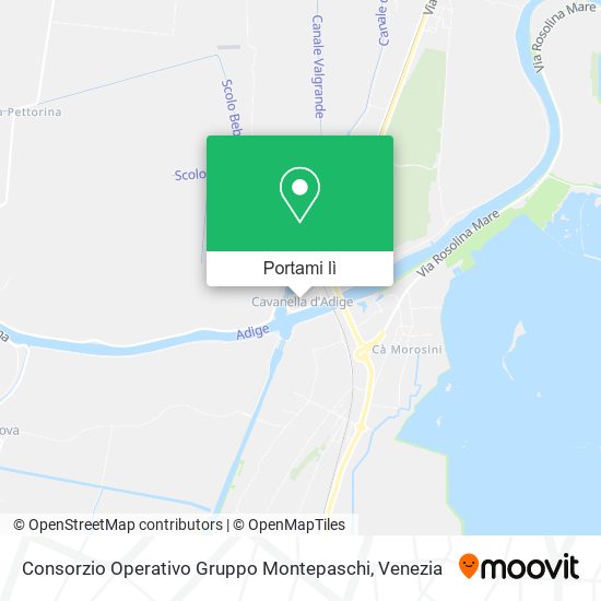 Mappa Consorzio Operativo Gruppo Montepaschi