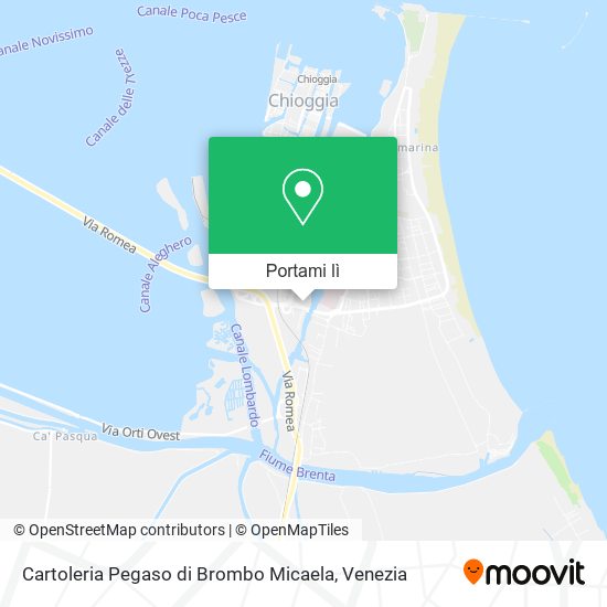 Mappa Cartoleria Pegaso di Brombo Micaela