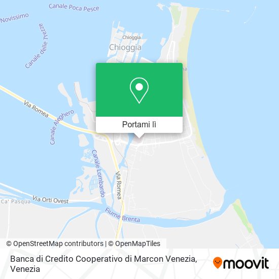 Mappa Banca di Credito Cooperativo di Marcon Venezia
