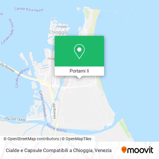 Mappa Cialde e Capsule Compatibili a Chioggia