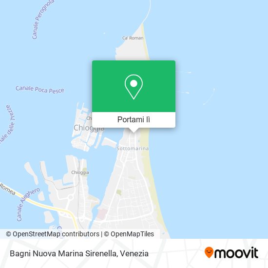 Mappa Bagni Nuova Marina Sirenella