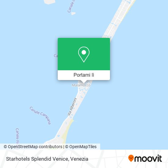 Mappa Starhotels Splendid Venice
