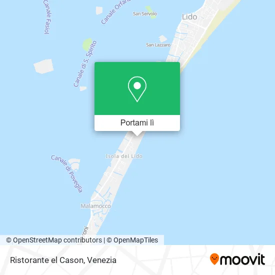 Mappa Ristorante el Cason