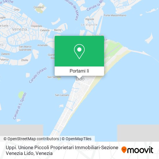 Mappa Uppi. Unione Piccoli Proprietari Immobiliari-Sezione Venezia Lido