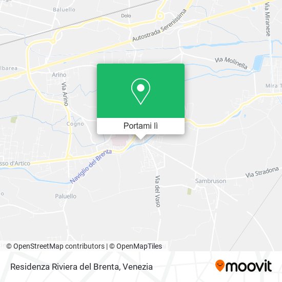 Mappa Residenza Riviera del Brenta