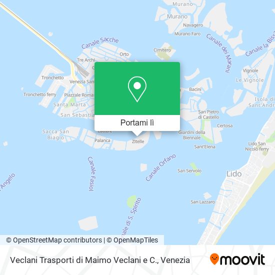 Mappa Veclani Trasporti di Maimo Veclani e C.