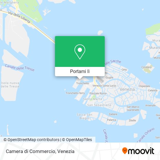 Mappa Camera di Commercio