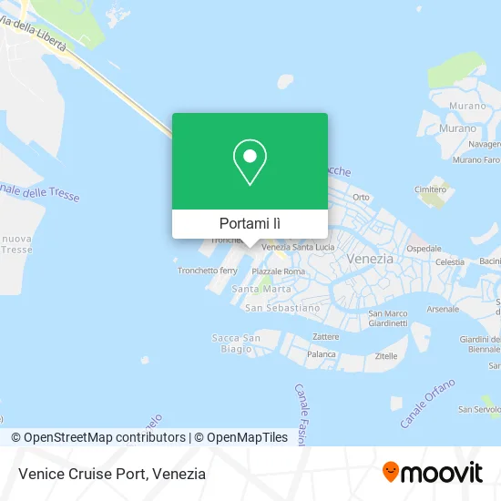 Mappa Venice Cruise Port