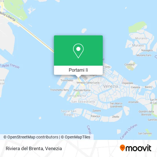 Mappa Riviera del Brenta
