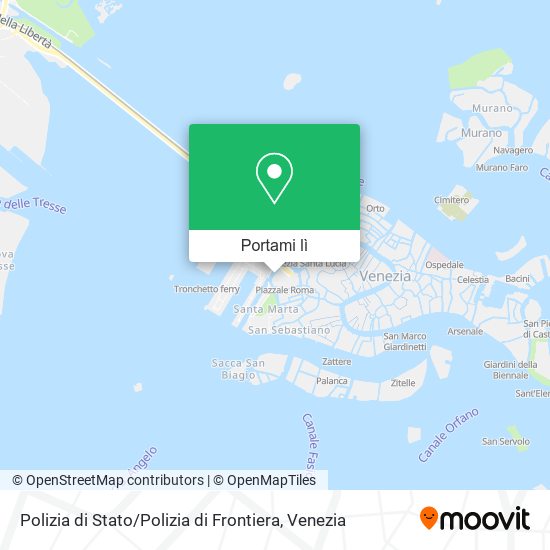 Mappa Polizia di Stato / Polizia di Frontiera