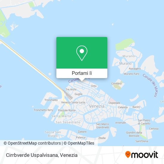 Mappa Cirrbverde Uspalvisana