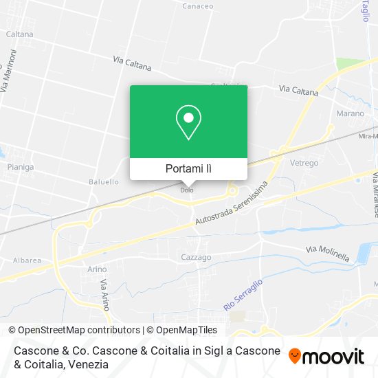 Mappa Cascone & Co. Cascone & Coitalia in Sigl a Cascone & Coitalia