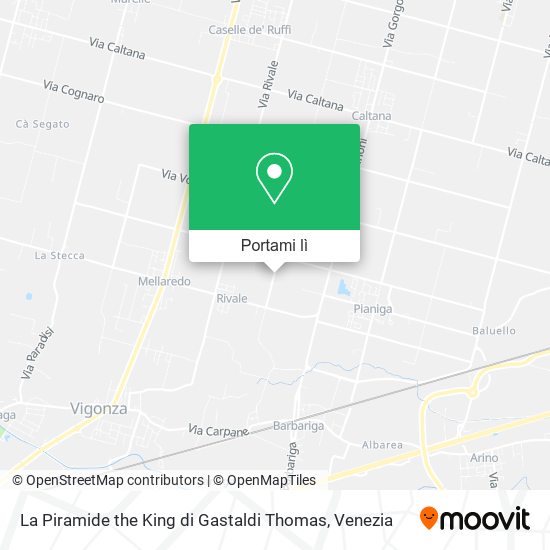 Mappa La Piramide the King di Gastaldi Thomas