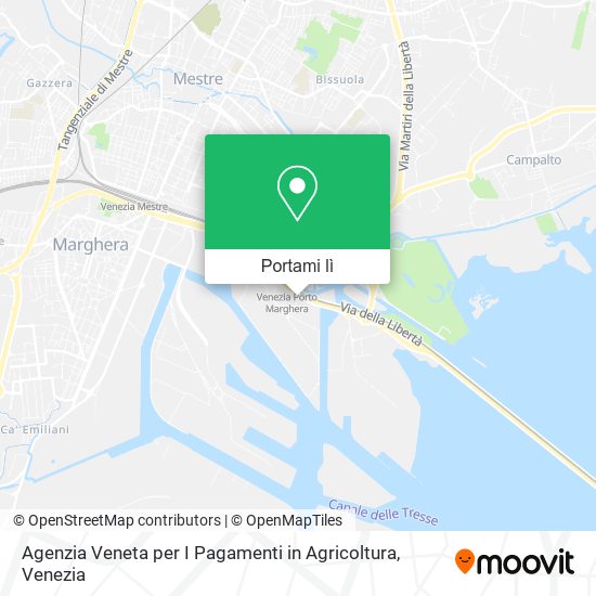 Mappa Agenzia Veneta per I Pagamenti in Agricoltura