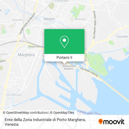 Mappa Ente della Zona Industriale di Porto Marghera