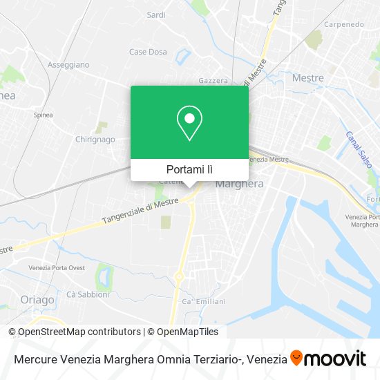 Mappa Mercure Venezia Marghera Omnia Terziario-