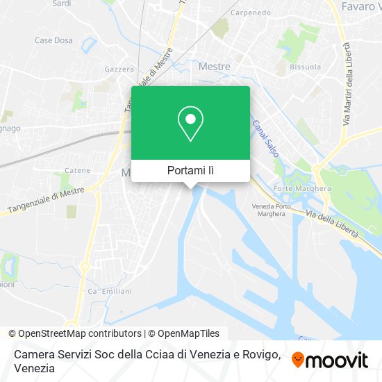 Mappa Camera Servizi Soc della Cciaa di Venezia e Rovigo