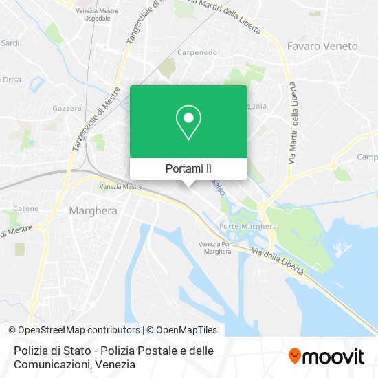 Mappa Polizia di Stato - Polizia Postale e delle Comunicazioni