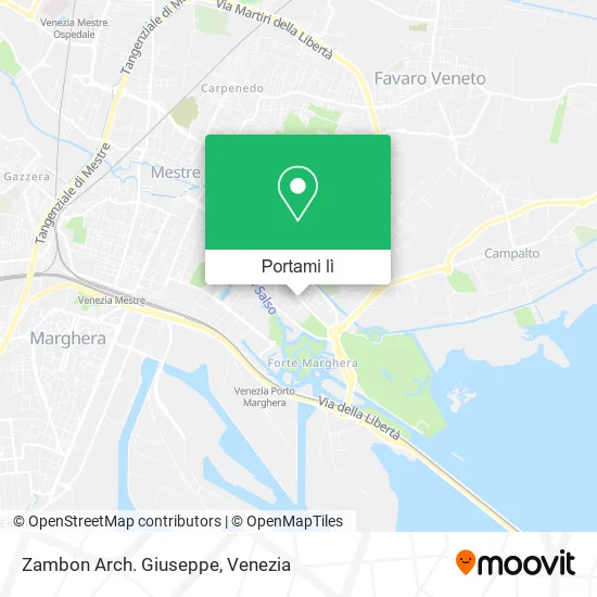 Mappa Zambon Arch. Giuseppe