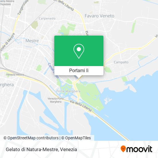 Mappa Gelato di Natura-Mestre